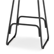 Orson Industrial Metal Saddle Counter Height Stool (Set of 2) in Natural