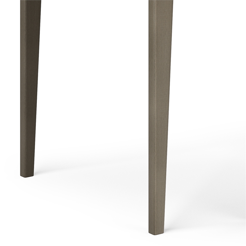 Harper SOLID HARDWOOD Mid Century Modern 60 inch Wide Desk in Farmhouse Gray