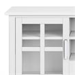 Kitchener SOLID WOOD 60 inch Wide Contemporary TV Media Stand in White