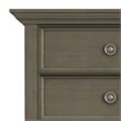 Amherst 24 inch Wide Solid Wood Transitional Bedside Table in Farmhouse Gray