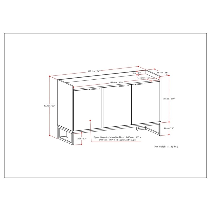 Milverton SOLID WOOD & Metal54