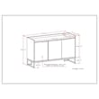 Milverton SOLID WOOD & Metal54