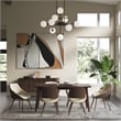 Malden/Draper7Pc DiningSet with 6Bentwood Dining Chairs in Natural & 66