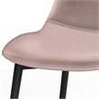 Alpine / Draper 5 Piece Dining Set in Rose  and 66 inch Wide Table