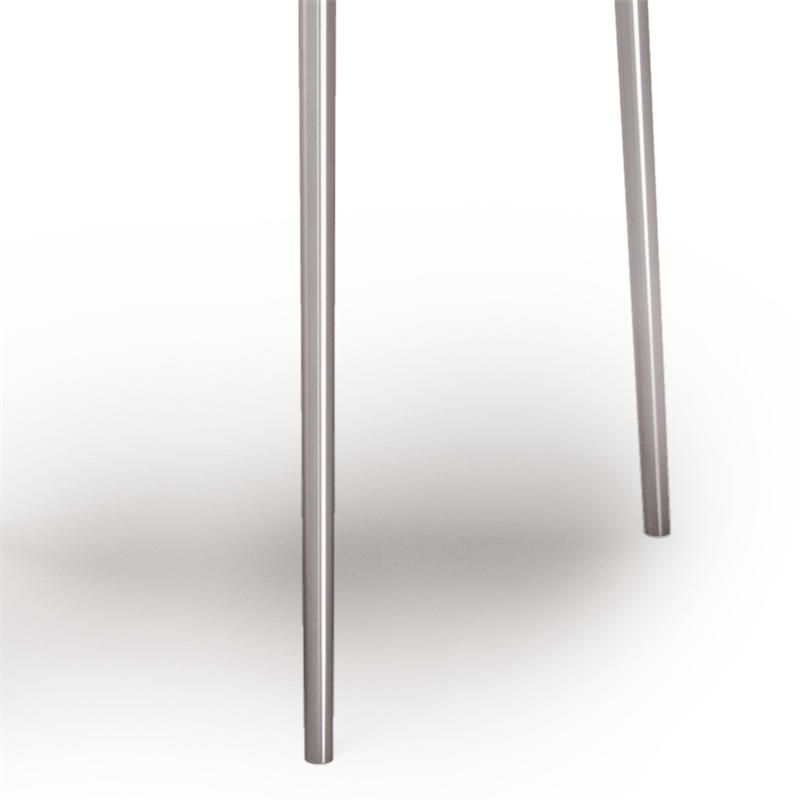 Shelton 2 Pc Metal Nesting Table in Nickel