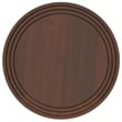 Clairmont Modern Industrial 18 inch Wide Metal Round Side Table in Cognac