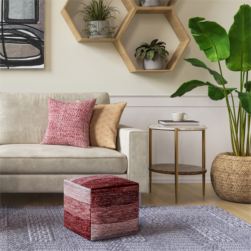 Wagner  18 inch Wide Metal Round Marble & Wood Side Table in White/Natural