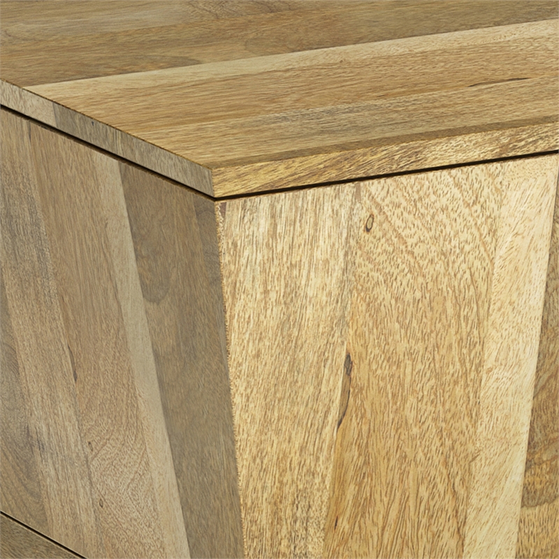 Westfield 14 inch Wide Mango Wood Side Table in Natural