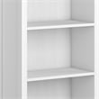 Artisan SOLID WOOD 72 inch x 26 inch Contemporary 5 Shelf Bookcase in White