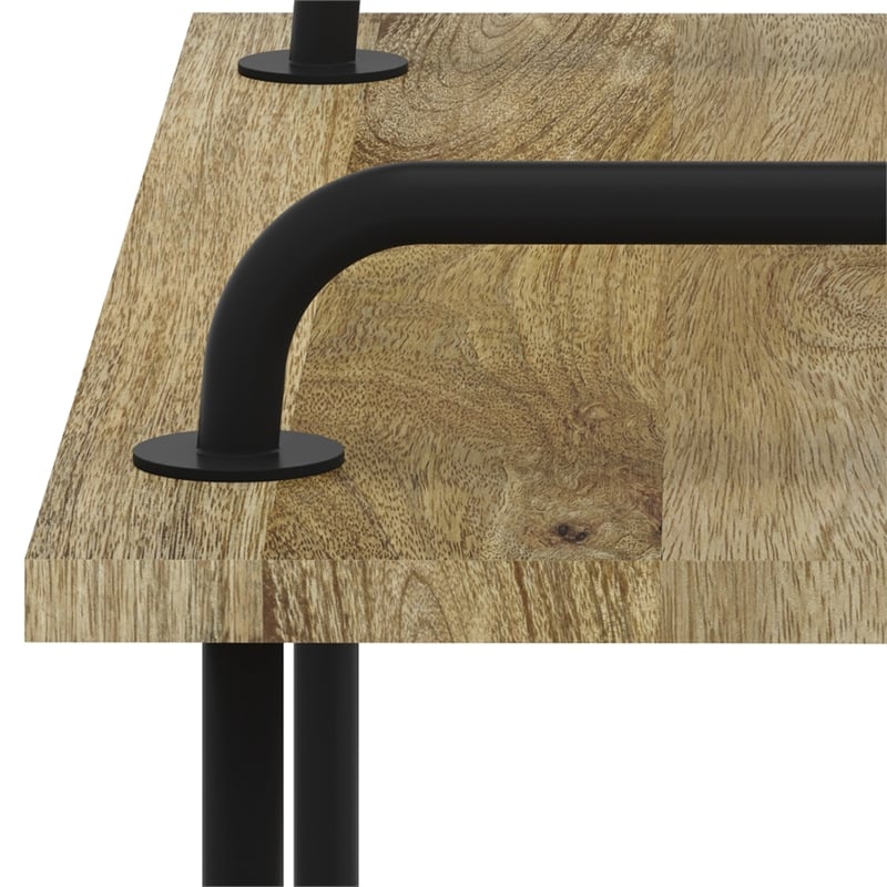 Berkeley SOLID MANGO WOOD 42 inch Wide Industrial Entryway Bench in