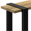 Nessa SOLID MANGO WOOD 42 inch Wide Industrial Contemporary Bench in Natural