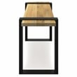 Nessa SOLID MANGO WOOD 42 inch Wide Industrial Contemporary Bench in Natural