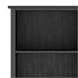 Artisan SOLID WOOD 72 inch x 26 inch Contemporary 5 Shelf Bookcase in Black