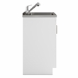 Kyle Transitional 28 inch Laundry Cabinet with Faucet and Stainless Steel Sink