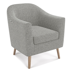 Thorne 30 inch Wide Accent Chair in Classic Gray
