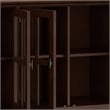 Artisan SOLID WOOD 66 inch Wide  Wide 4 Door Storage Cabinet in Russet Brown