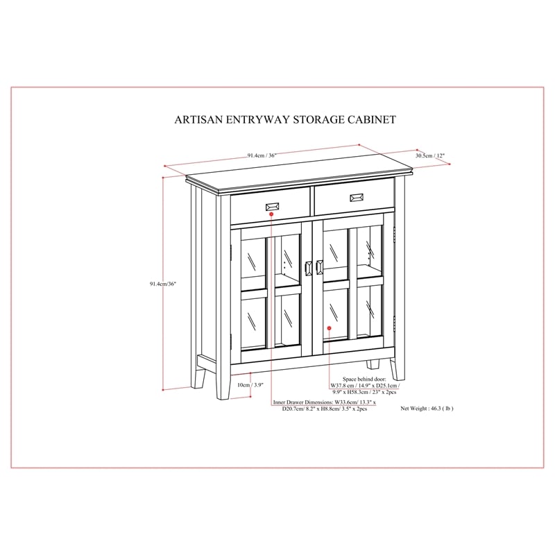 Simpli Home Artisan 36