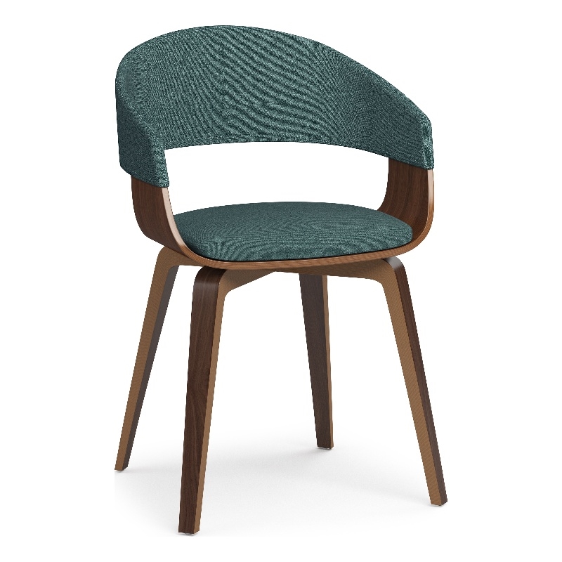 Simpli Home - Lowell Bentwood Dining Chair - Light Turquoise Blue - Thumbnail 3