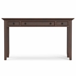 Amherst SOLID WOOD Transitional 54 inch Wide Desk in Russet Brown