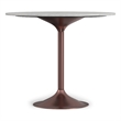 Osborne  and Iron 36 inch x 36 inch Round Contemporary Dining Table in White