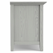 Amherst 72 inch Wide Solid Wood Transitional TV Stand in Fog Gray