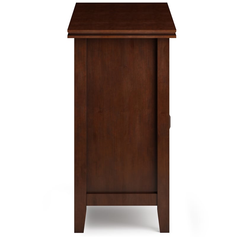 Artisan SOLID WOOD 48 inch Wide Contemporary TV Media Stand in Russet Brown