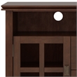 Artisan SOLID WOOD 48 inch Wide Contemporary TV Media Stand in Russet Brown