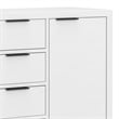 Hollander SOLID WOOD 54 inch Wide Contemporary Sideboard Buffet in White
