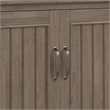Lev SOLID WOOD 32 inch Wide Contemporary Low Storage Cabinet in Smoky Brown