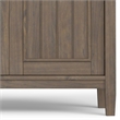Lev SOLID WOOD 32 inch Wide Contemporary Low Storage Cabinet in Smoky Brown
