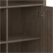 Lev SOLID WOOD 39 inch Wide Contemporary Medium Storage Cabinet in Smoky Brown