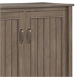 Lev SOLID WOOD 60 inch Wide Contemporary Wide Storage Cabinet in Smoky Brown