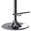 Marana Bentwood Adjustable Swivel Bar Stool Vegan Faux Leather