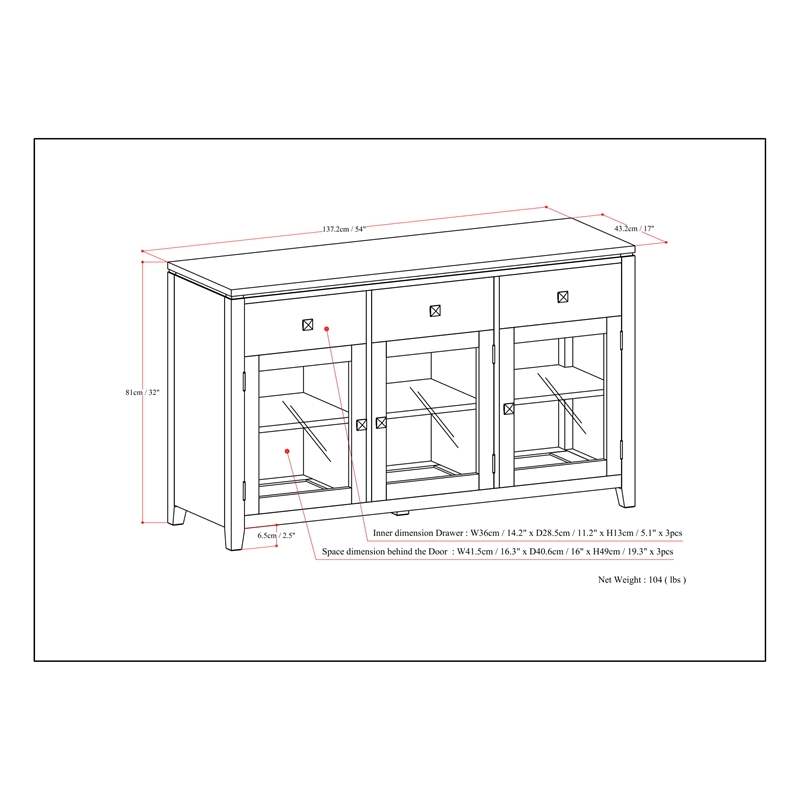 Cosmopolitan SOLID WOOD 54