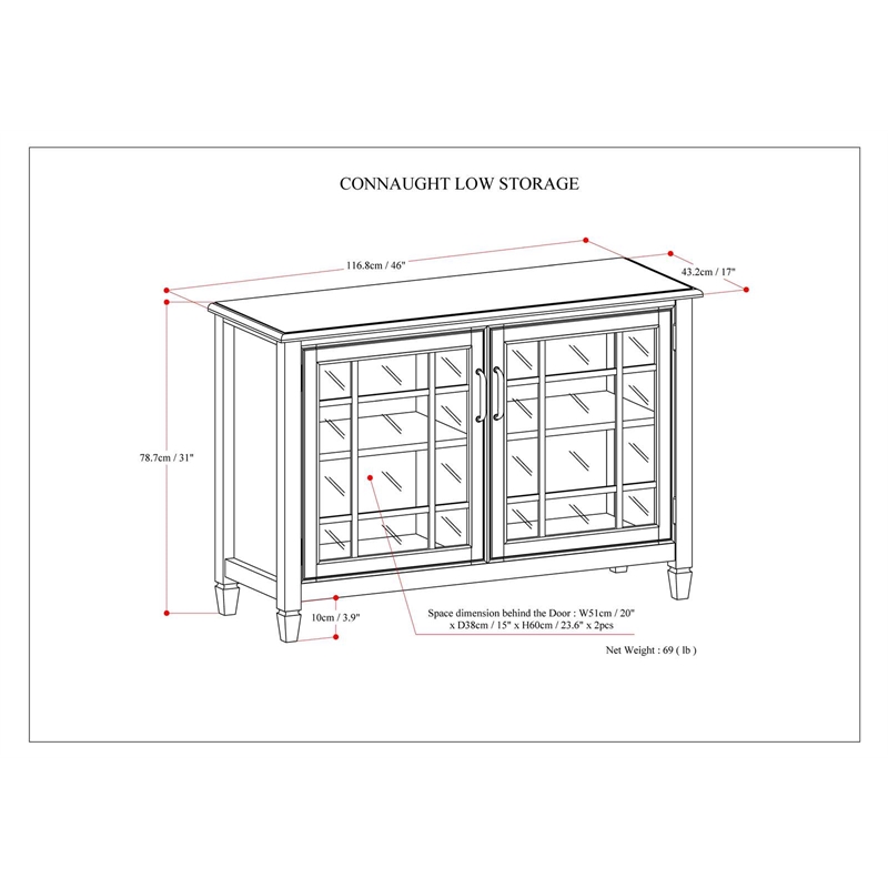 Connaught SOLID WOOD 46