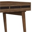 Clarkson SOLID WOOD Contemporary 60 inch Wide Desk in Rustic Natural Aged Brown