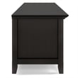Amherst 72 inch Wide Solid Wood Transitional Low TV Stand in Hickory Brown
