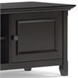 Amherst 72 inch Wide Solid Wood Transitional Low TV Stand in Hickory Brown