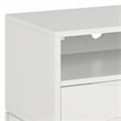 Harper SOLID HARDWOOD 60 inch Wide Modern TV Media Stand in White