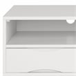 Harper SOLID HARDWOOD 60 inch Wide Modern TV Media Stand in White