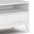 Harper SOLID HARDWOOD 60 inch Wide Modern TV Media Stand in White