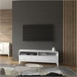 Harper SOLID HARDWOOD 60 inch Wide Modern TV Media Stand in White