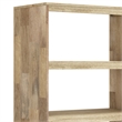 Simpli Home Jager Contemporary Solid Wood Bookshelf with Doors in Natural