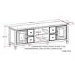 Simpli Home Connaught Solid Wood TV Stand for TVs up to 80