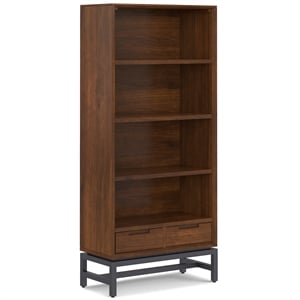 Banting 66 inch x 30 inch Industrial Bookcase in WALNUT WOOD