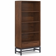 Banting 66 inch x 30 inch Industrial Bookcase in WALNUT WOOD