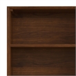 Banting 66 inch x 30 inch Industrial Bookcase in WALNUT WOOD
