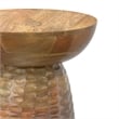 Boyd 13 inch Wide Solid Wood Contemporary Accent Table in Natural & Assembled