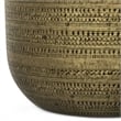 Johnsen 29.5 inch Wide Boho Metal Coffee Table in Antique Gold Iron & Assembled