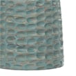 Boyd 13 inch Wide Solid Wood Contemporary Accent Table in Teal Wash & Assembled